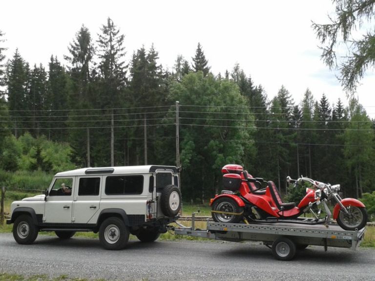Anhänger mieten Dresden Motorrad